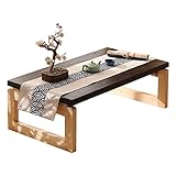 Estilo japones Mesa de Centro Mesaits de Centro para salón Plegable,mesas de café para Sala de Estar, balcón, Mirador, Tatami(Color : Brown, Size : 80 *...