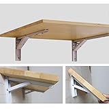 Mesa De Pared,Mesa Plegable De Pared, Mesa De Comedor, Mesa Abatible De Madera Maciza para Espacios Reducidos,Mesa para Portátil, Mesa para Comer