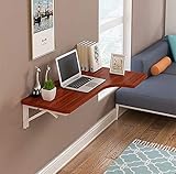YJDQZDDNZ Mesa Plegable de Pared,Tipo L,Estantes Balcón Vivienda Simple Flotantes,Consola de Cocina Mesa de Comedor,Cuaderno de Estudio Escritorio de la...